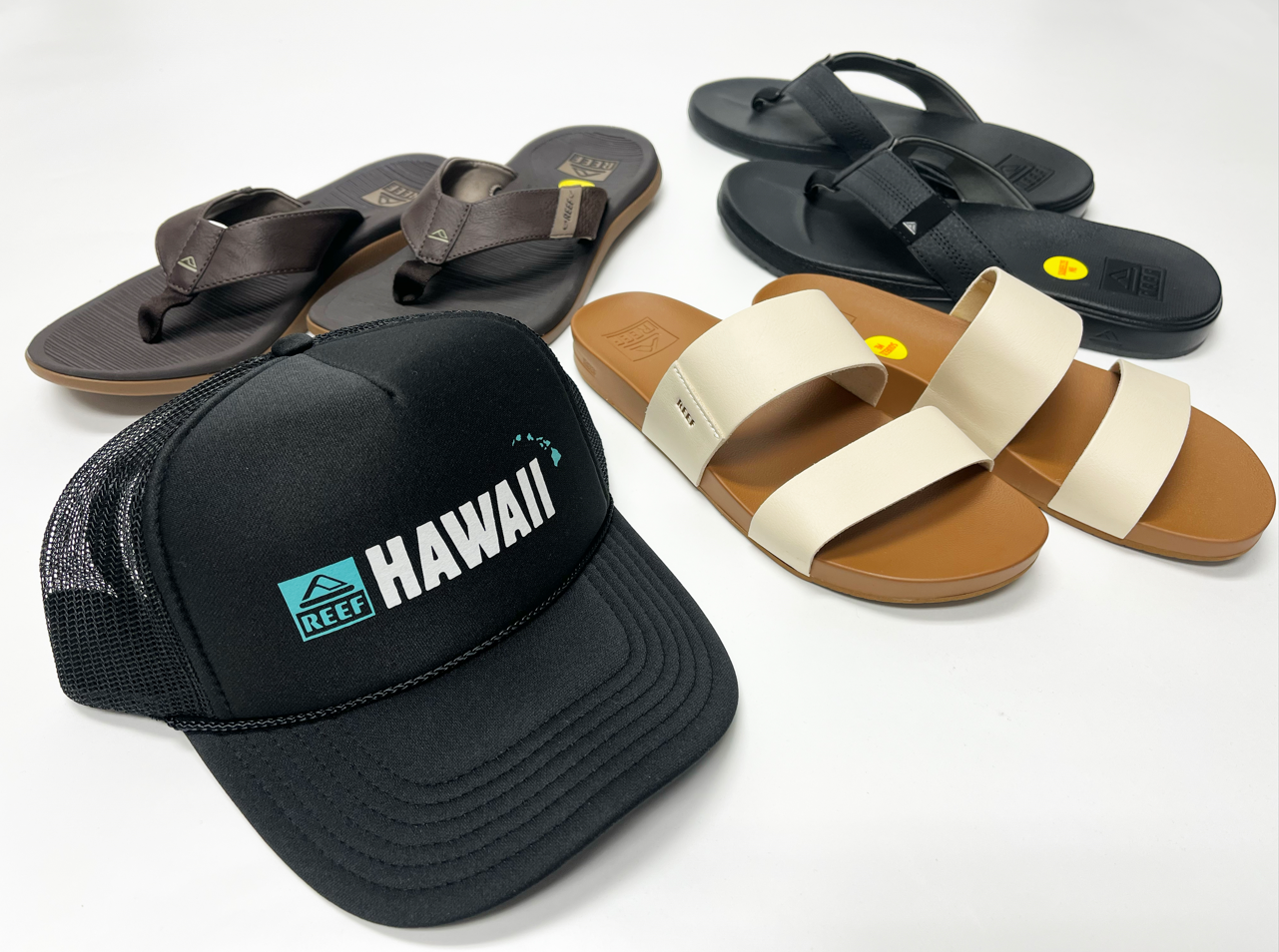T&C Surf Designs Free Reef Hawaii Trucker Hat | Windward Mall